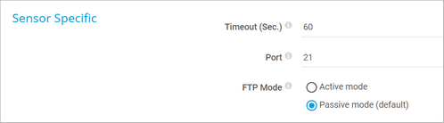 Sensor Specific