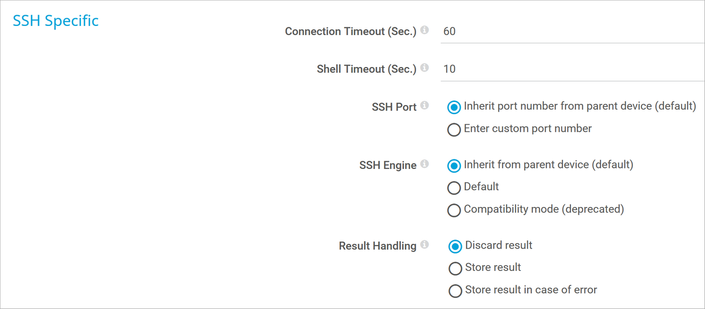 SSH Specific